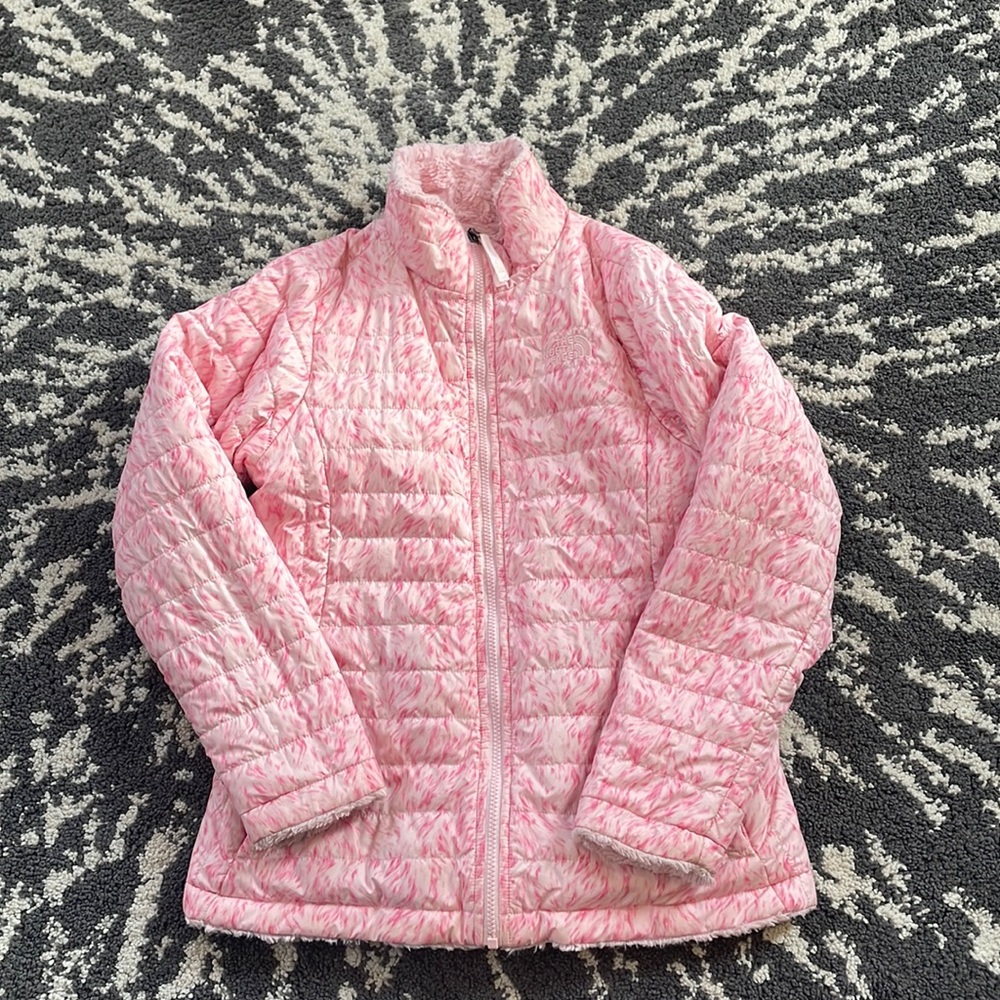 The North Face girls Reversible jacket size XL 18